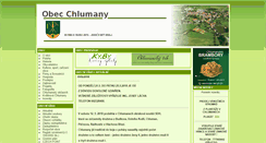 Desktop Screenshot of chlumany.cz